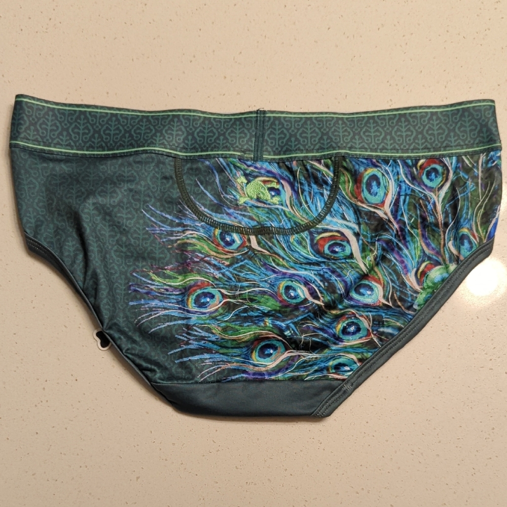 Skull & Bones Peacock Brief - Picture 2 of 2